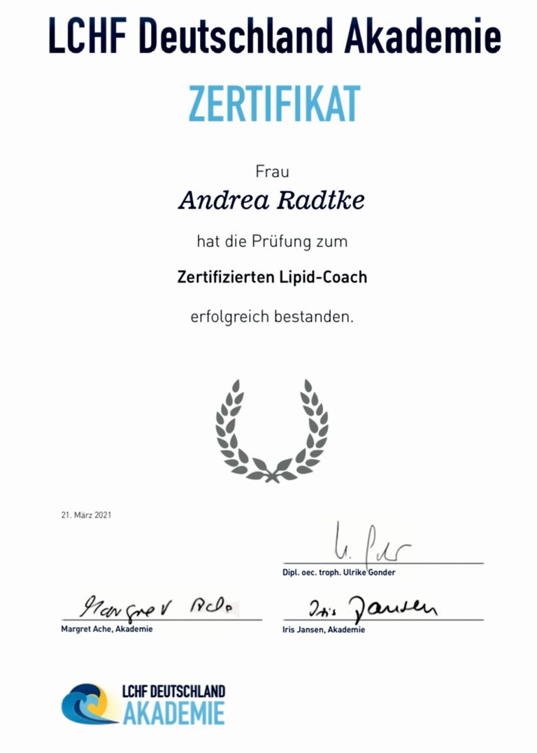 Zertifikat Lipid-Coach